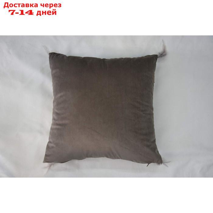 Наволочка "Жасмин", размер 45х45 см, цвет серый - фото 2 - id-p223486997