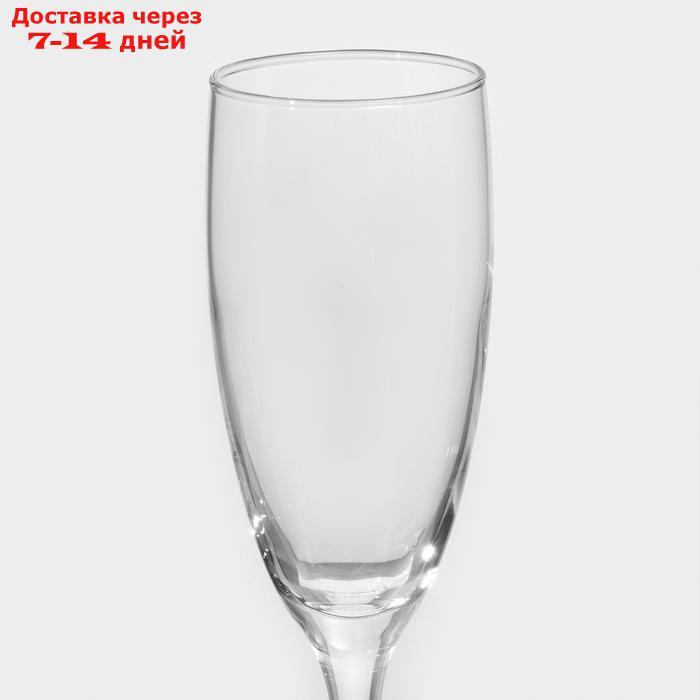 Набор фужеров для шампанского Luminarc "Французский ресторанчик", 170 мл, высота 18,5 см, 6 шт - фото 3 - id-p223486027
