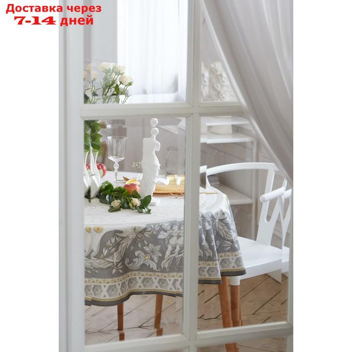 Скатерть "Этель" Classic style d=150см +/-3см, 100% хл, саржа 190 гр/м2 - фото 9 - id-p223486044