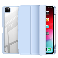 Защитный чехол Acrylic TPU Case с креплением для стилуса голубой для Apple iPad Pro 11 (2021)