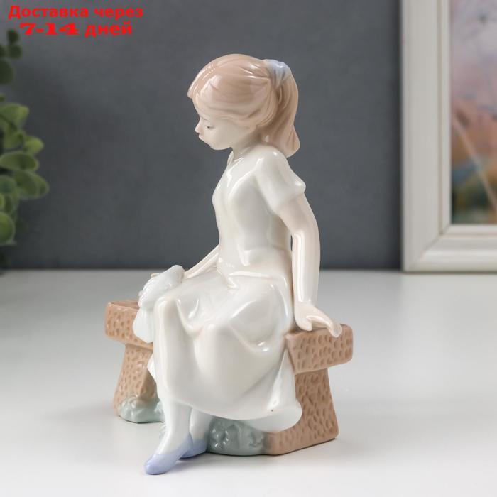 Сувенир керамика "Девочка кормилица" 11х8,5х14,5 см - фото 3 - id-p223486117