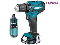 MAKITA Китай Аккум. дрель-шуруповерт MAKITA DF 333 DWYE4 в чем. + набор бит (12.0 В, 2 акк., 1.5 А/ч Li-Ion, 2