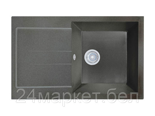 Мойка кухонная из искусственного камня ART серый, 770х490 mm, AV Engineering - фото 1 - id-p223512278