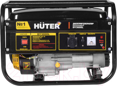 Бензиновый генератор Huter DY3000L - фото 2 - id-p223515802
