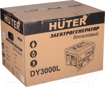 Бензиновый генератор Huter DY3000L - фото 8 - id-p223515802