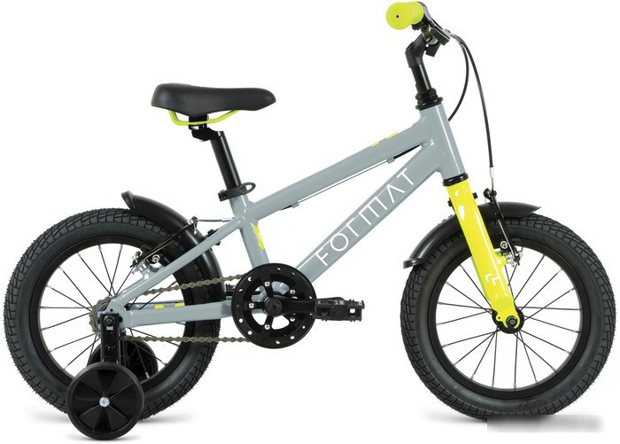 Детский велосипед Format Kids 14 2022 (серый) - фото 1 - id-p223516366
