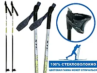 Палки лыжные стеклопластиковые TREK Universal, ЦСТ 160см