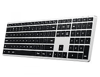 Клавиатура беспроводная Satechi Slim ST-BTSX3S-RU Bluetooth Backlit Keyboard, Bluetooth, Серебристый