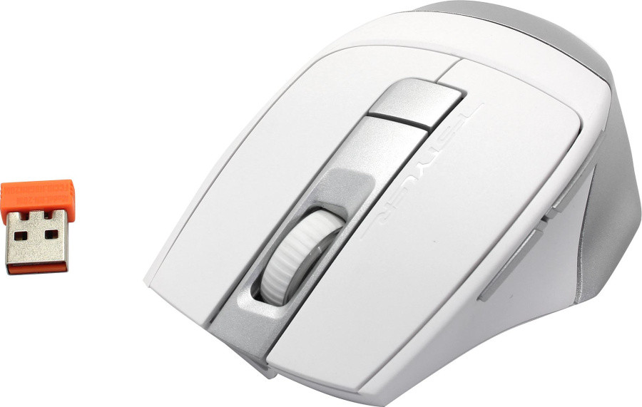 Манипулятор A4Tech FSTYLER Wireless&Bluetooth Optical Mouse FB35C Ice White (RTL) USB 6btn+Roll - фото 1 - id-p212713338