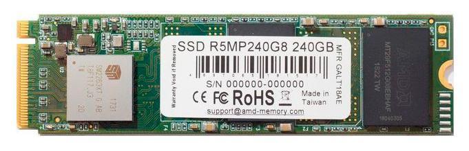 Накопитель SSD AMD PCI-E 240Gb R5MP240G8 Radeon M.2 2280 - фото 1 - id-p223518435