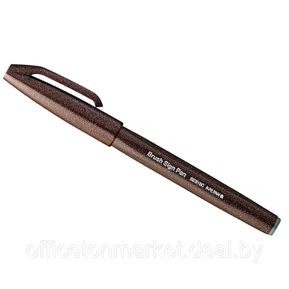 Маркер-кисть "Brush Sign pen", темно-коричневый - фото 1 - id-p223519933
