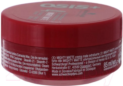 Крем для укладки волос Schwarzkopf Professional Osis+ Mighty Matte Ультрасильный - фото 3 - id-p223522125