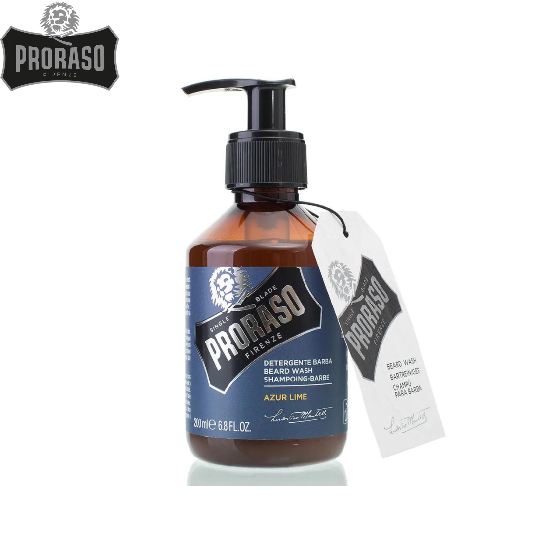Шампунь для бороды PRORASO Azur Lime 200мл