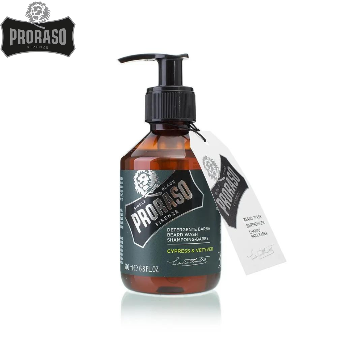 Шампунь для бороды PRORASO Cypress & Vetyver 200мл