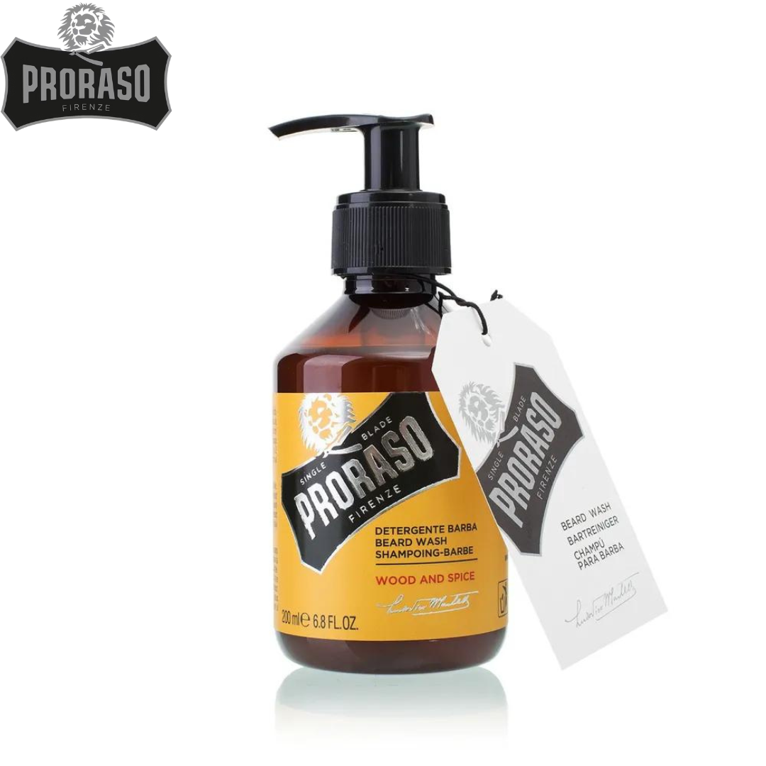 Шампунь для бороды PRORASO Wood and Spice 200мл