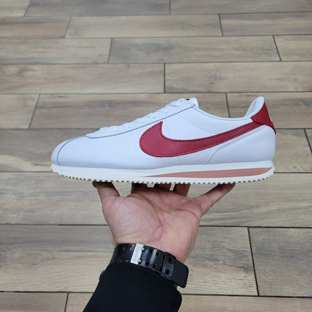 Кроссовки Nike Classic Cortez White Red - фото 1 - id-p131566318