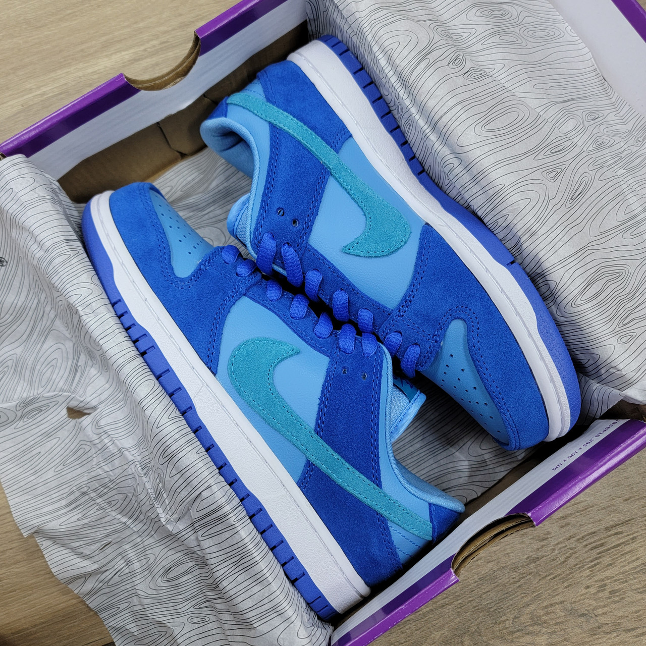 Кроссовки Nike Dunk Low Pro SB Fruity Pack Blue Raspberry - фото 6 - id-p222999935