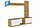 Гостиная Бостон НМ-001 МДФ Дуб крафт золотой/Белый глянец МК Стиль, фото 2