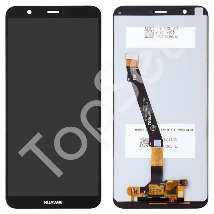 Дисплей (Модуль) Huawei P Smart/Psmart/Enjoy 7S (FIG-LX1) в сборе с тачскрином Черный - фото 1 - id-p180835142