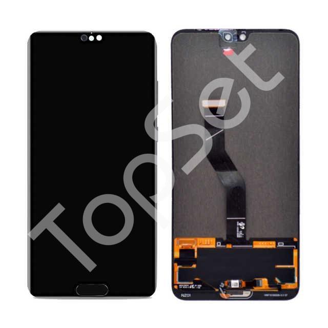 Дисплей (Модуль) Huawei P20 Pro/P20Pro (CLT-L29) в сборе с тачскрином Черный - фото 1 - id-p180835151