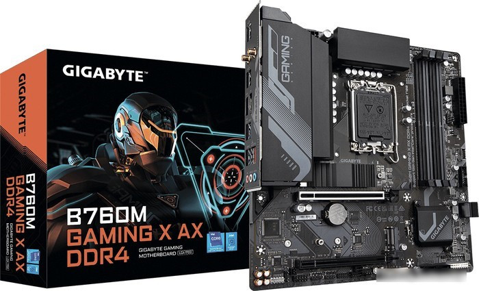 Материнская плата Gigabyte B760M Gaming X AX DDR4 (rev. 1.x) - фото 5 - id-p223530601