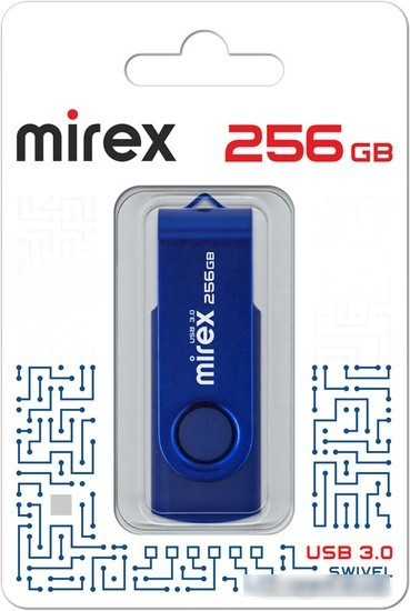 USB Flash Mirex Color Blade Swivel 3.0 256GB 13600-FM3BS256 - фото 1 - id-p223530642