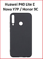 Чехол-накладка для Huawei Y7p / Honor 9C (силикон) черный