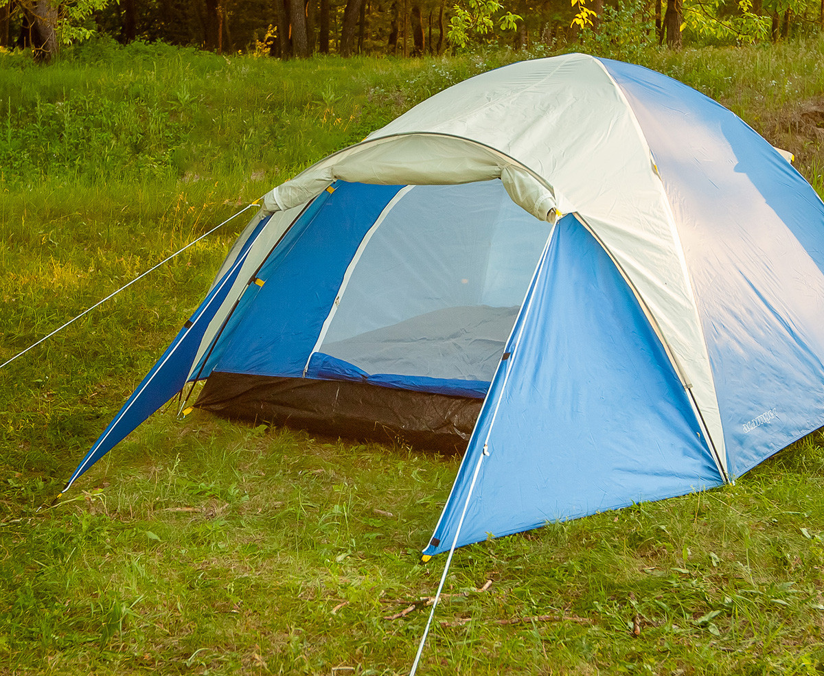 Палатка туристическая ACAMPER ACCO 4 blue - фото 4 - id-p223530844