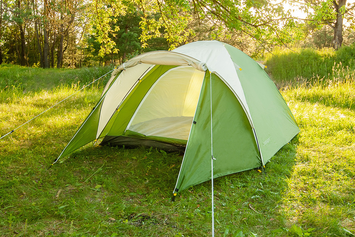 Палатка туристическая ACAMPER ACCO 4 green - фото 2 - id-p223530854
