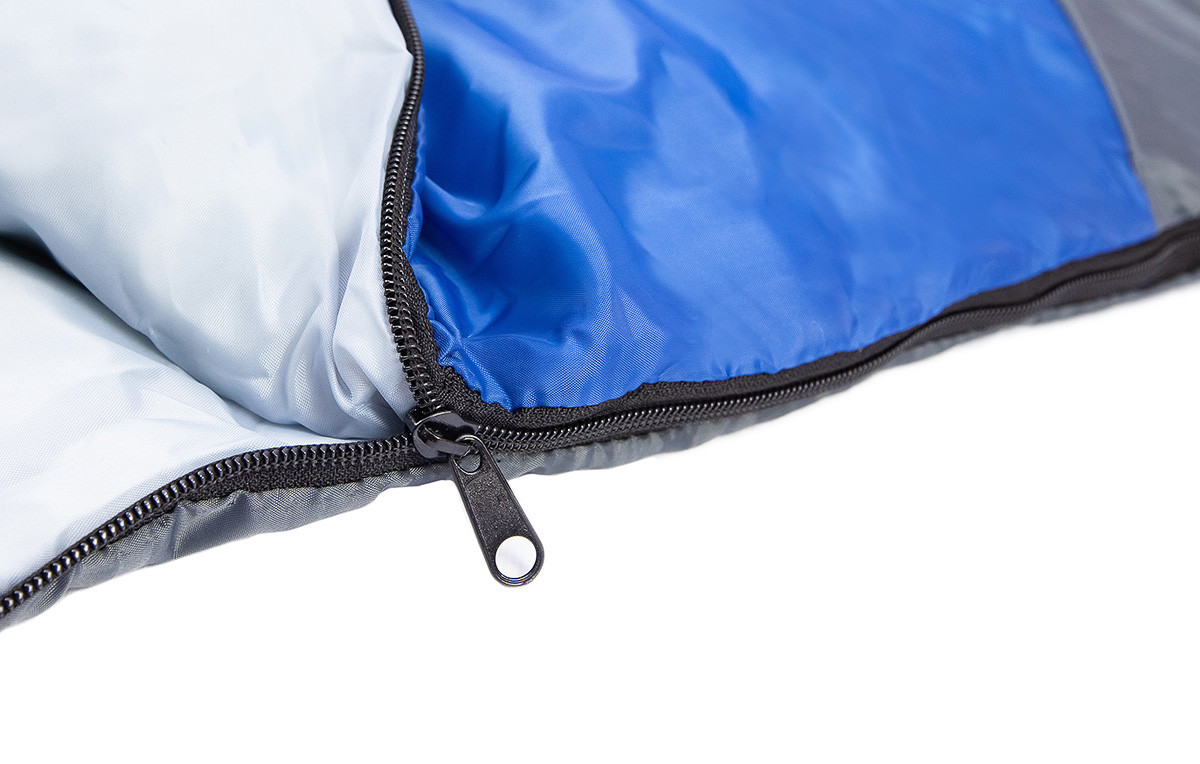 Спальный мешок ACAMPER BRUNI 300г/м2 (gray-blue) - фото 3 - id-p223530878