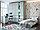 Кровать детская Джерси 0,9м Шиншилла серая/Скай КР-003 МК Стиль, фото 3