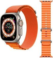 Смарт часы Smart Watch W&O X9+ Ultra 2, 49 мм, 2 ремешка, цвет черный, оранжевый