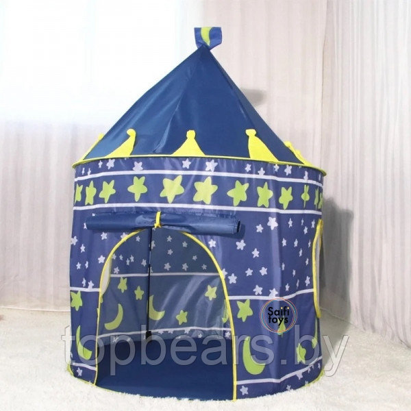 Детская игровая палатка Замок 9999, детский игровой домик, игровой шатер. РАЗНЫЕ ЦВЕТА - фото 1 - id-p223531052