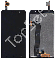 Дисплей (модуль) Asus ZB500KG (ZenFone Go) в сборе с тачскрином Черный