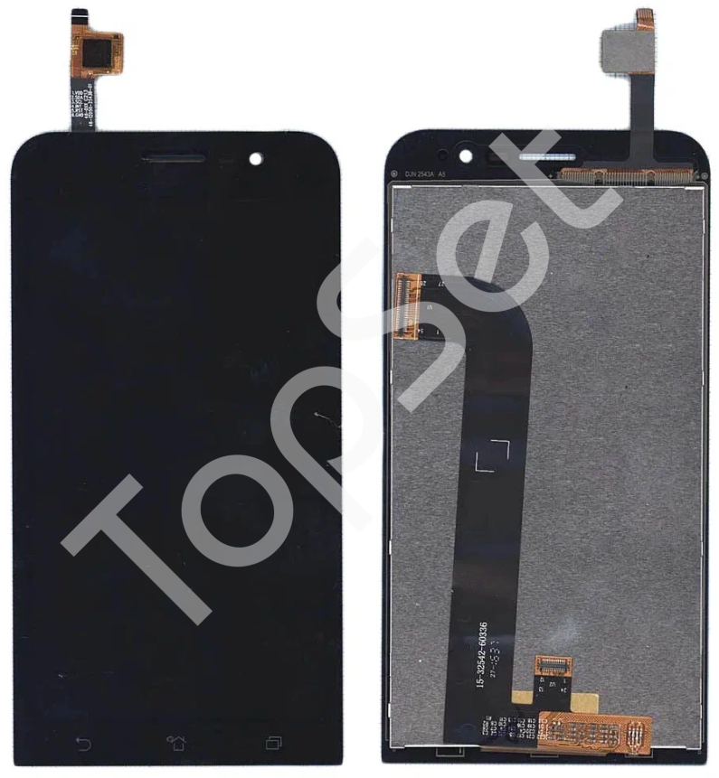 Дисплей (модуль) Asus ZB500KG (ZenFone Go) в сборе с тачскрином Черный - фото 1 - id-p178885179