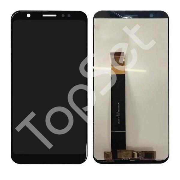 Дисплей (модуль) Asus ZB555KL (ZenFone Max M1) в сборе с тачскрином Черный - фото 1 - id-p178885184