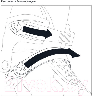 Роликовые коньки Ridex Swipe - фото 9 - id-p223533013