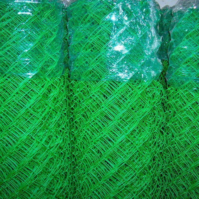 Сетка рабица в ПВХ 1*10 м яч. 55*55 ф2.4 мм "зеленый мох" - фото 3 - id-p223531108