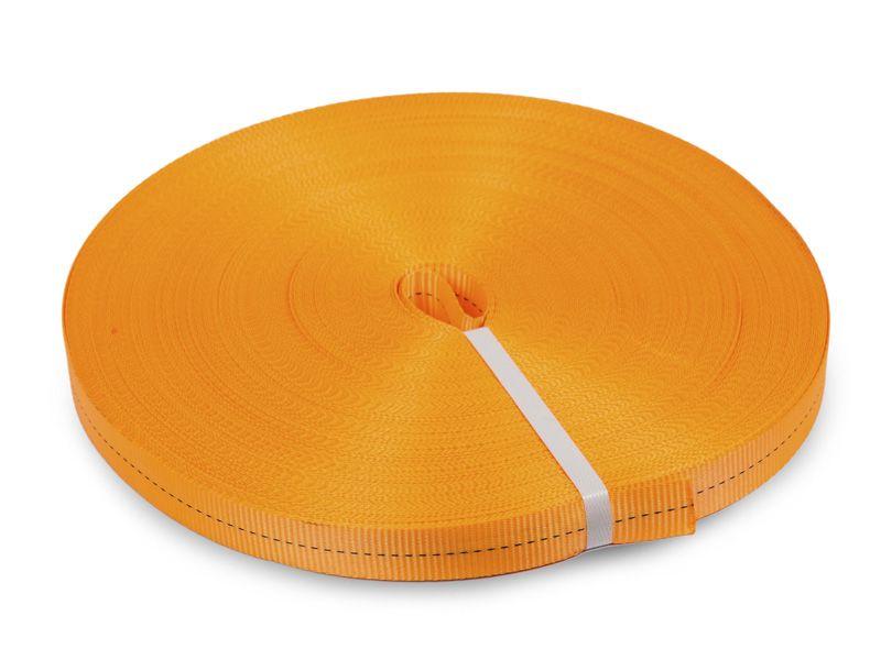 Лента текстильная для ремней TOR 25 мм 1200 кг (оранжевый) (S) - фото 1 - id-p223534110