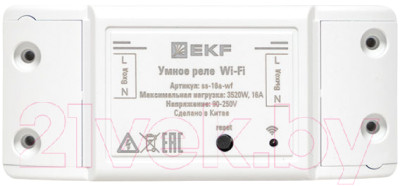 Умное реле EKF Connect Wi-FI 16А / ss-16a-wf - фото 2 - id-p223537542