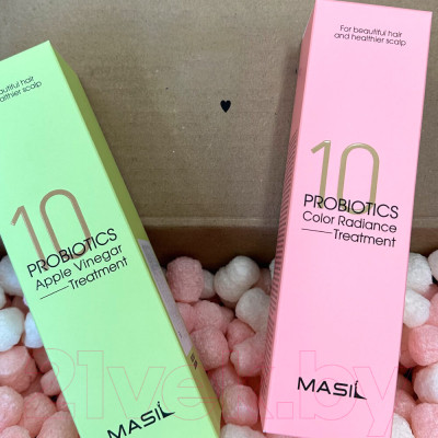 Маска для волос Masil 10 Probiotics Color Radiance Treatment Защита цвета - фото 7 - id-p223537010