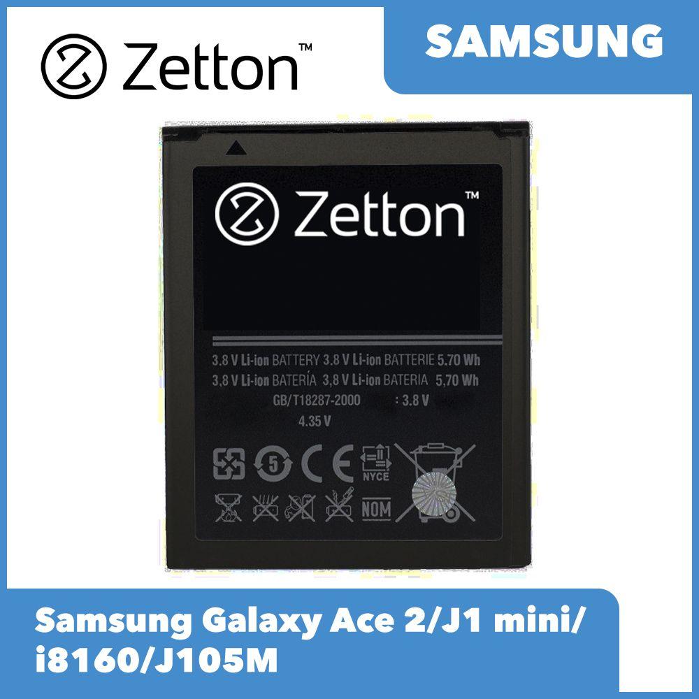 Аккумулятор (батарея) Zetton EB425161LU для телефона Samsung Galaxy Ace 2 (i8160), J1 Mini (J105H), 1500мАч - фото 1 - id-p223539021