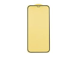 Защитное стекло 6D для телефона Apple iPhone 12 Pro, 12, черный (Vixion) (0) (Vixion)