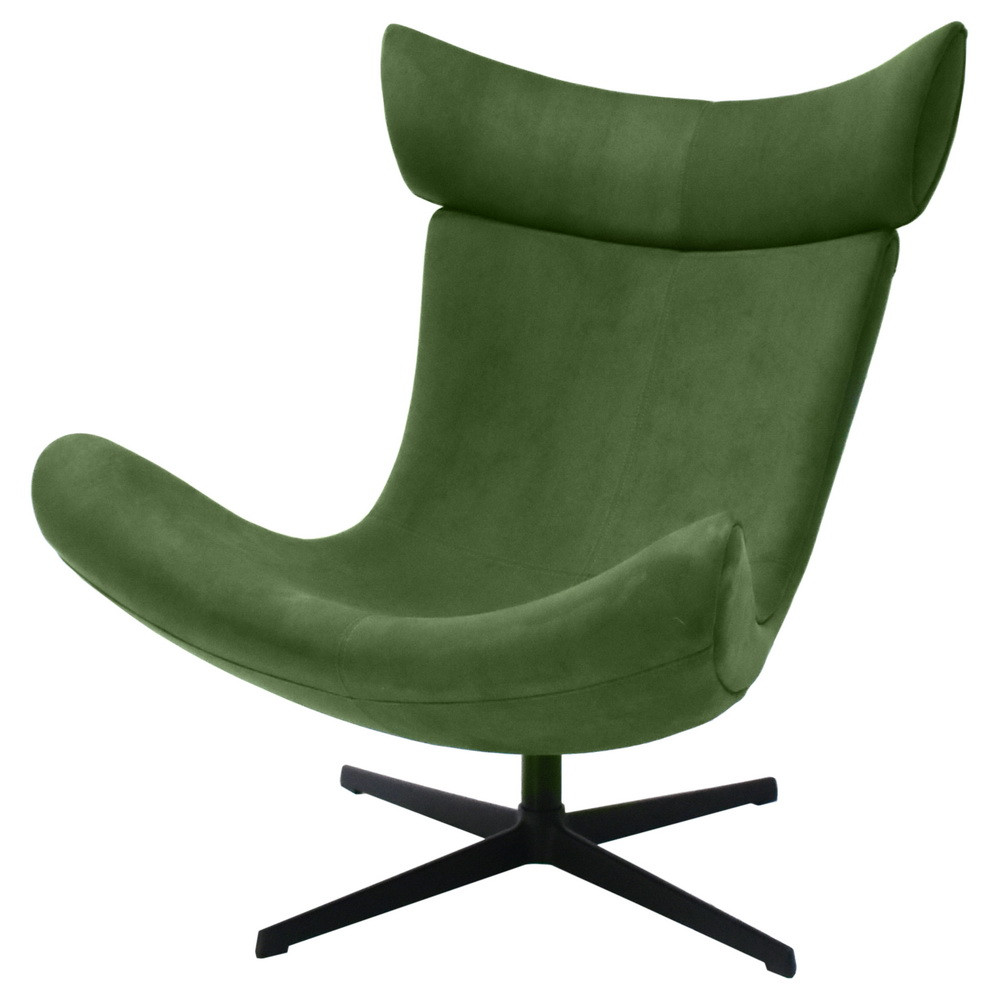 Кресло TORO зеленый, искусственная замша - фото 3 - id-p197177179