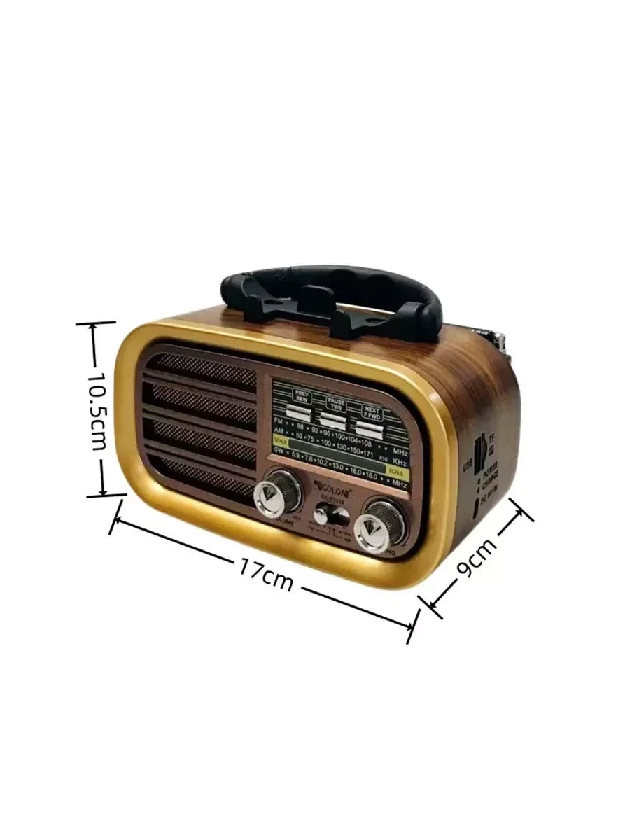 Ретро радиоприемник MyLatso- RX-BT638 от сети и батареек - фото 2 - id-p223539166