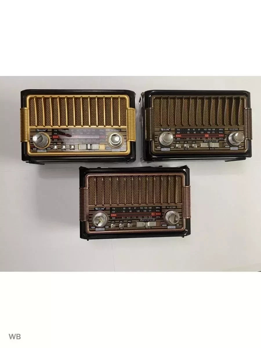 Ретро радиоприемник MyLatso-RX-BT086 от сети и батареек - фото 6 - id-p223539167