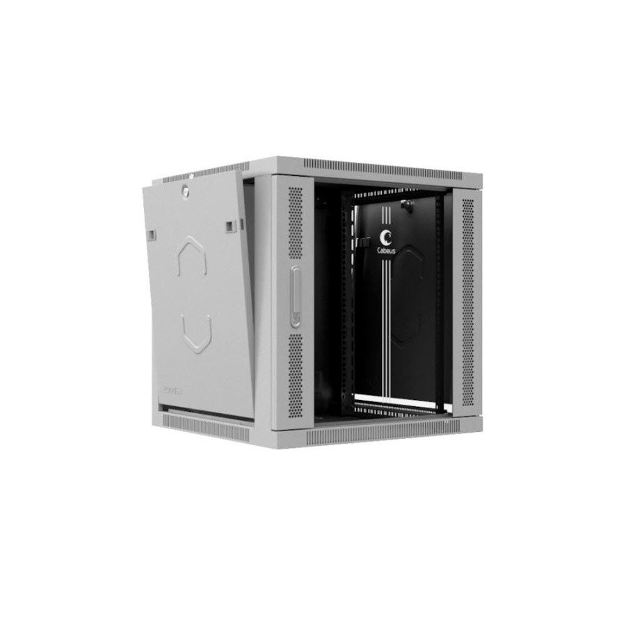 Cabeus SH-05F-22U60/45-R Шкаф телекоммуникационный настенный разобранный 19" 22U 600x450x1082mm (ШхГхВ) дверь - фото 1 - id-p216228701