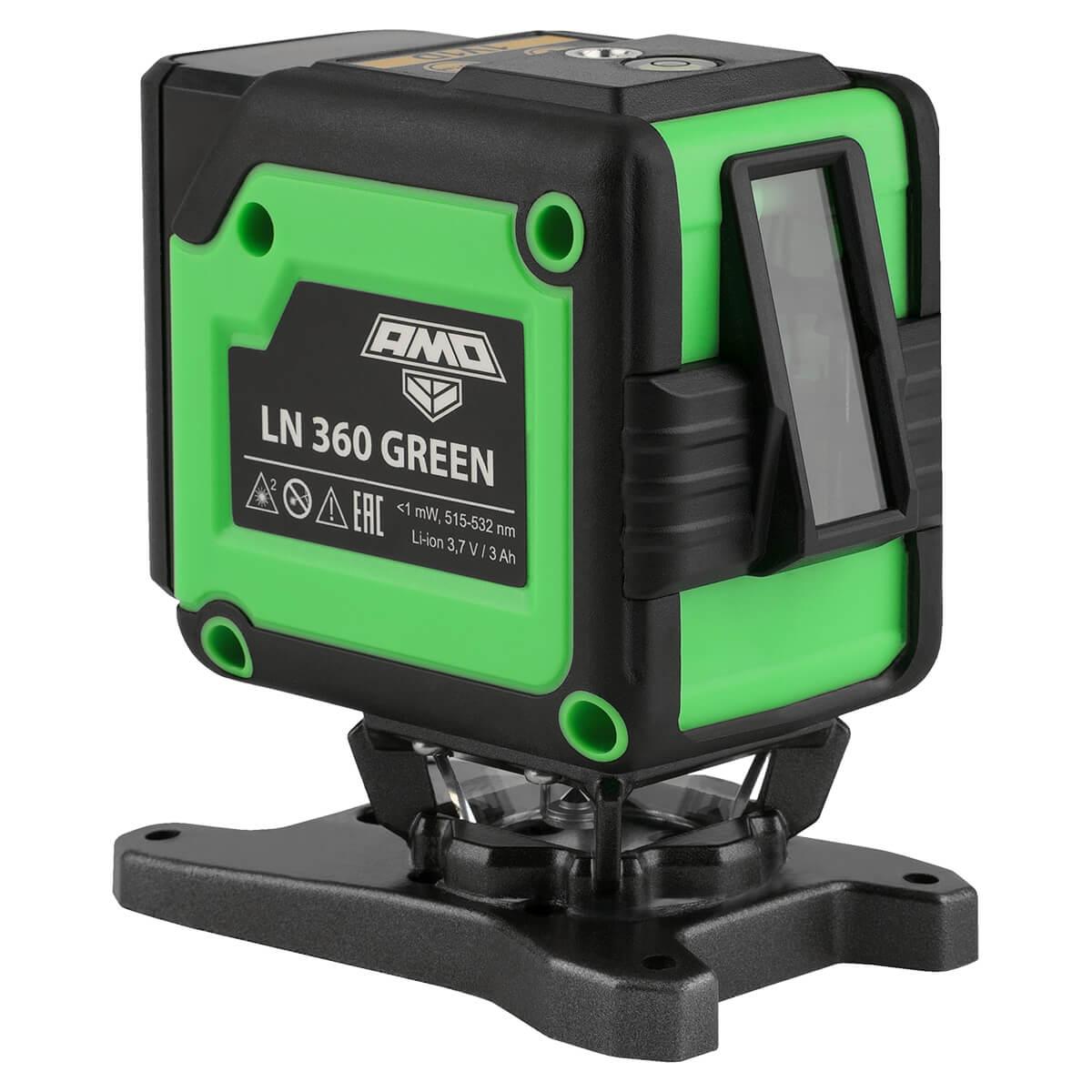 851674 Лазерный уровень AMO LN 360 Green с зеленым лучом - фото 1 - id-p223541111