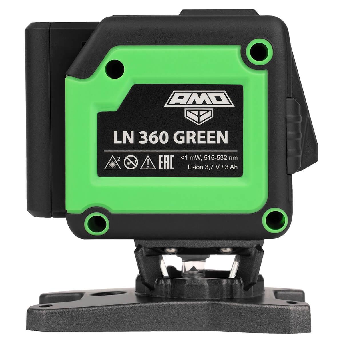 851674 Лазерный уровень AMO LN 360 Green с зеленым лучом - фото 3 - id-p223541111