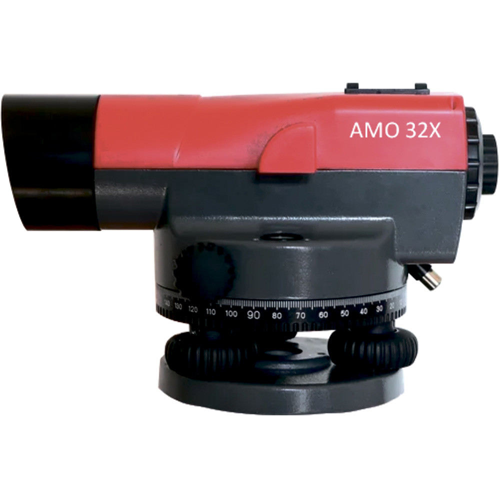 852640 Комплект оптический нивелир AMO 32X + штатив S6-N + рейка AMO S3 - фото 2 - id-p223541160